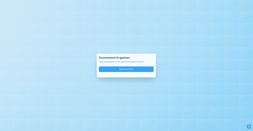 Tournament Organizer